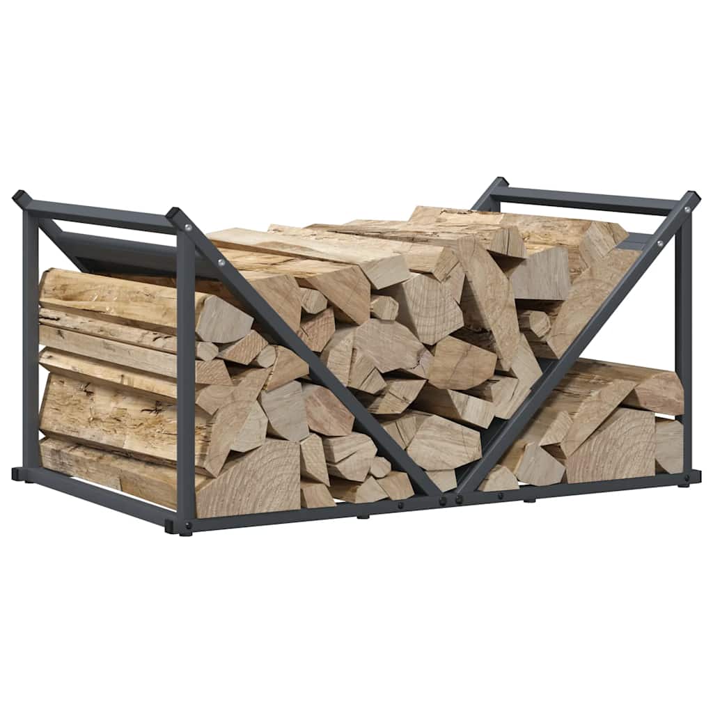brændestativ 70x43x34,5 cm koldvalset stål antracitgrå