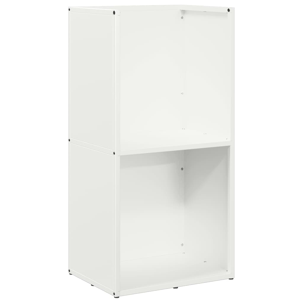 brændestativ 40x30x80 cm koldvalset stål hvid