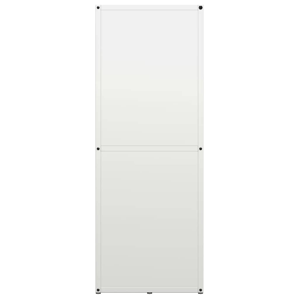 brændestativ 40x30x80 cm koldvalset stål hvid