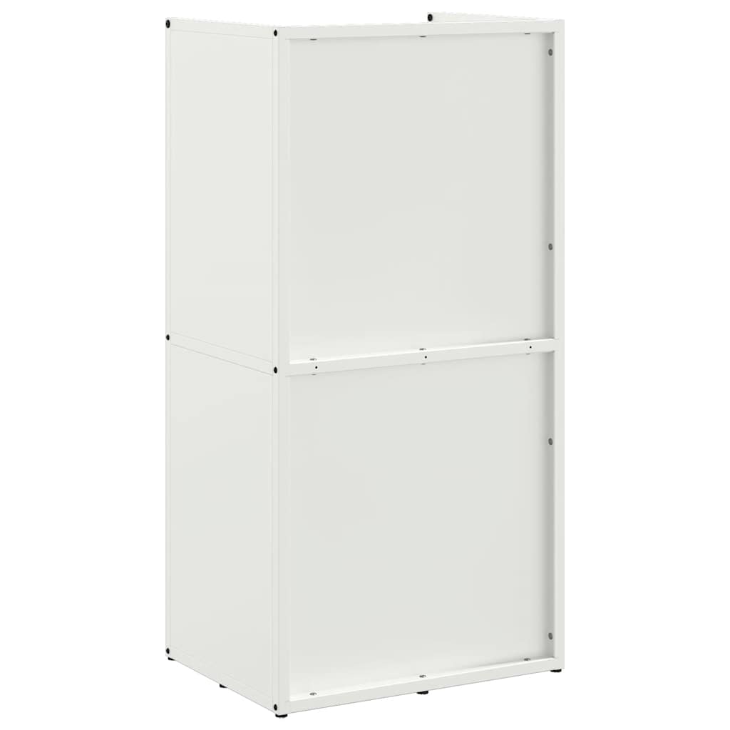 brændestativ 40x30x80 cm koldvalset stål hvid