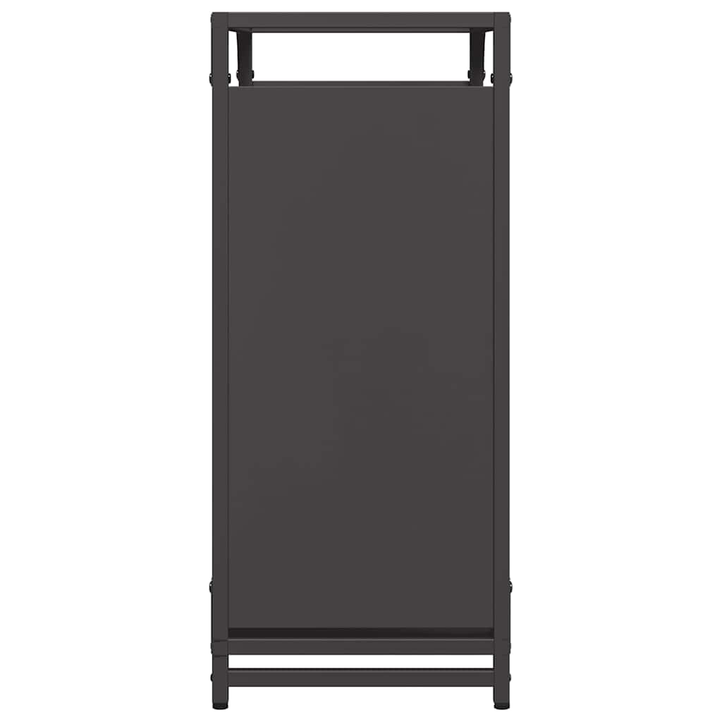 brændestativ 60x28x65 cm koldvalset stål sort