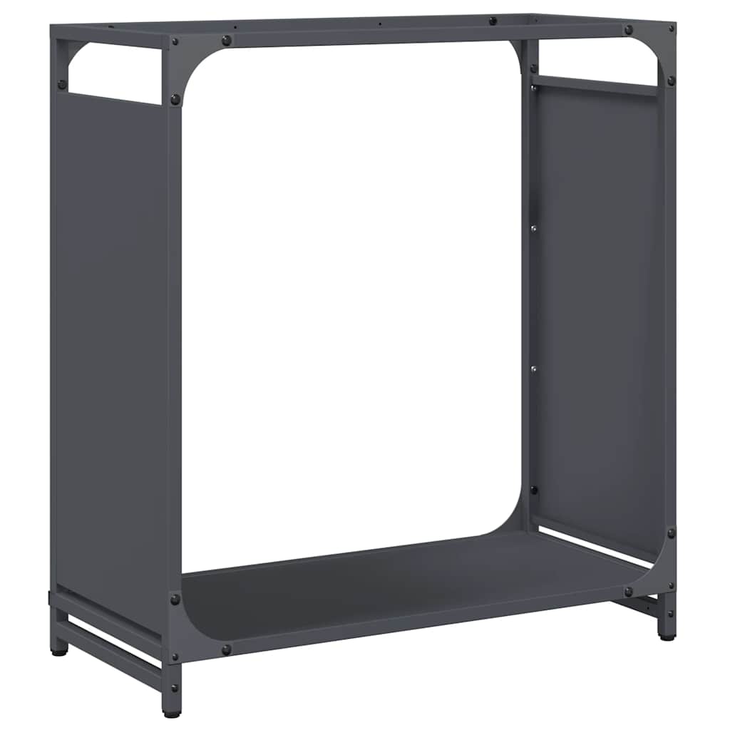 brændestativ 60x28x65 cm koldvalset stål antracitgrå