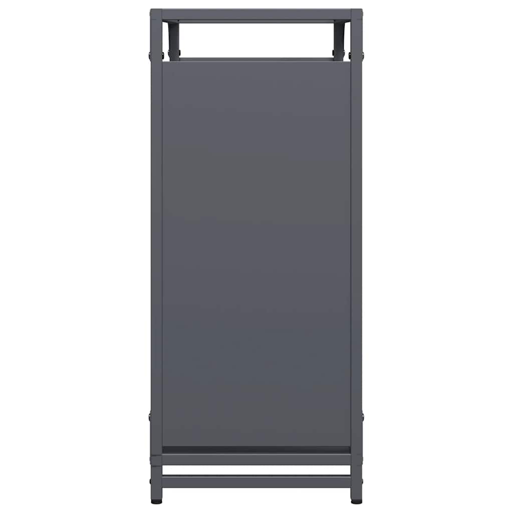 brændestativ 60x28x65 cm koldvalset stål antracitgrå
