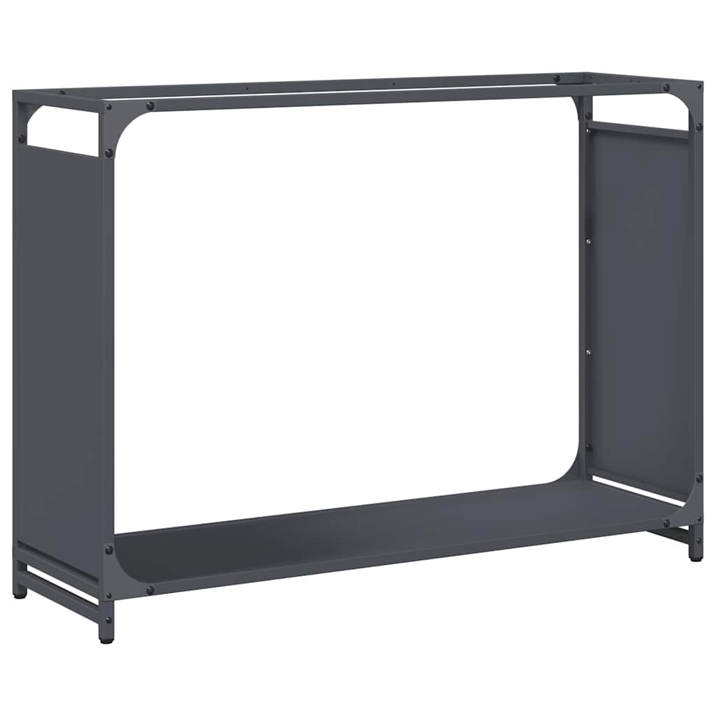 brændestativ 90x28x65 cm koldvalset stål antracitgrå