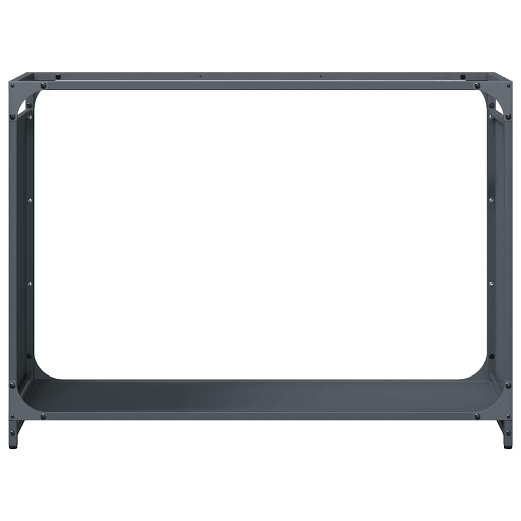 brændestativ 90x28x65 cm koldvalset stål antracitgrå