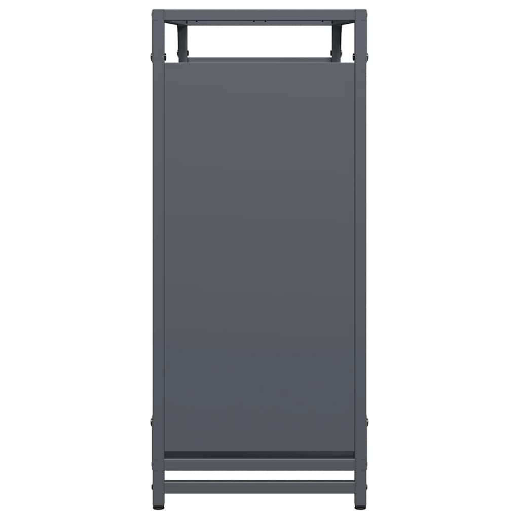 brændestativ 90x28x65 cm koldvalset stål antracitgrå