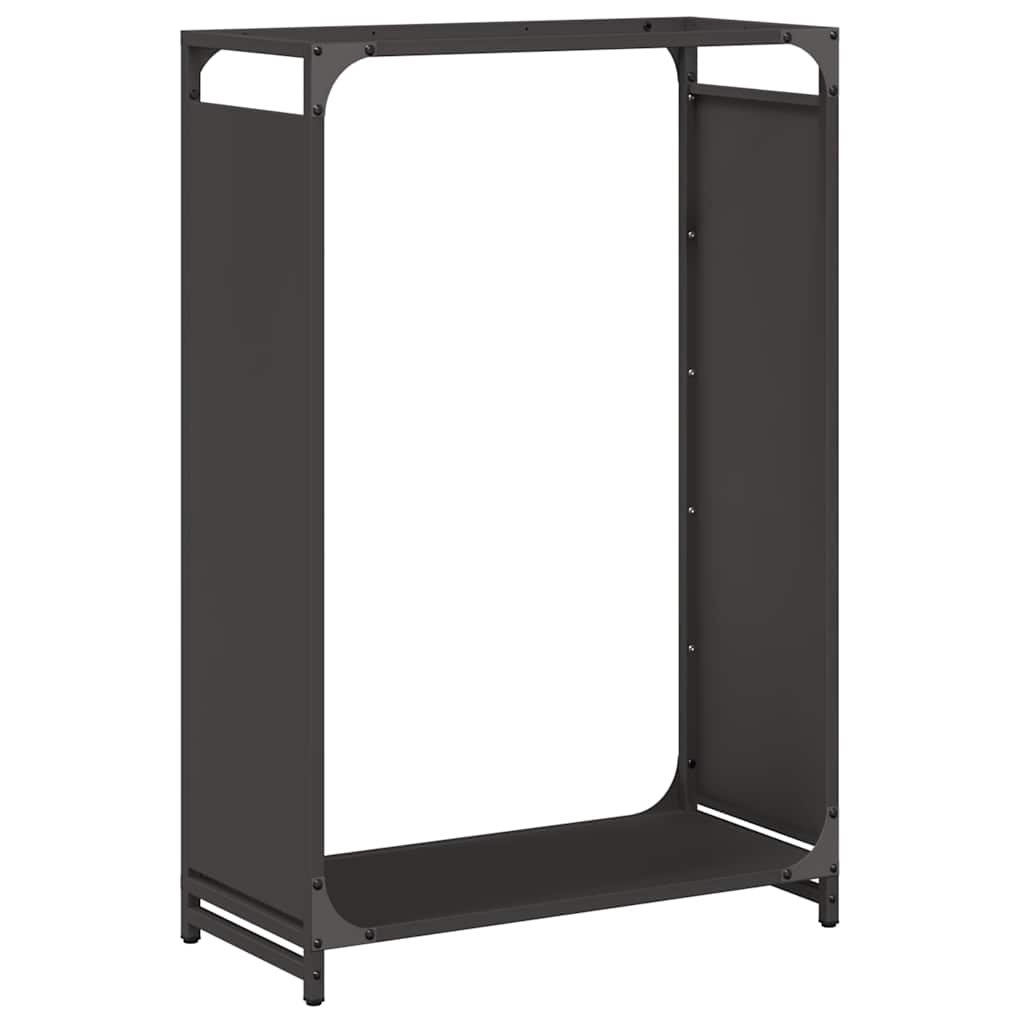 brændestativ 60x28x90 cm koldvalset stål sort