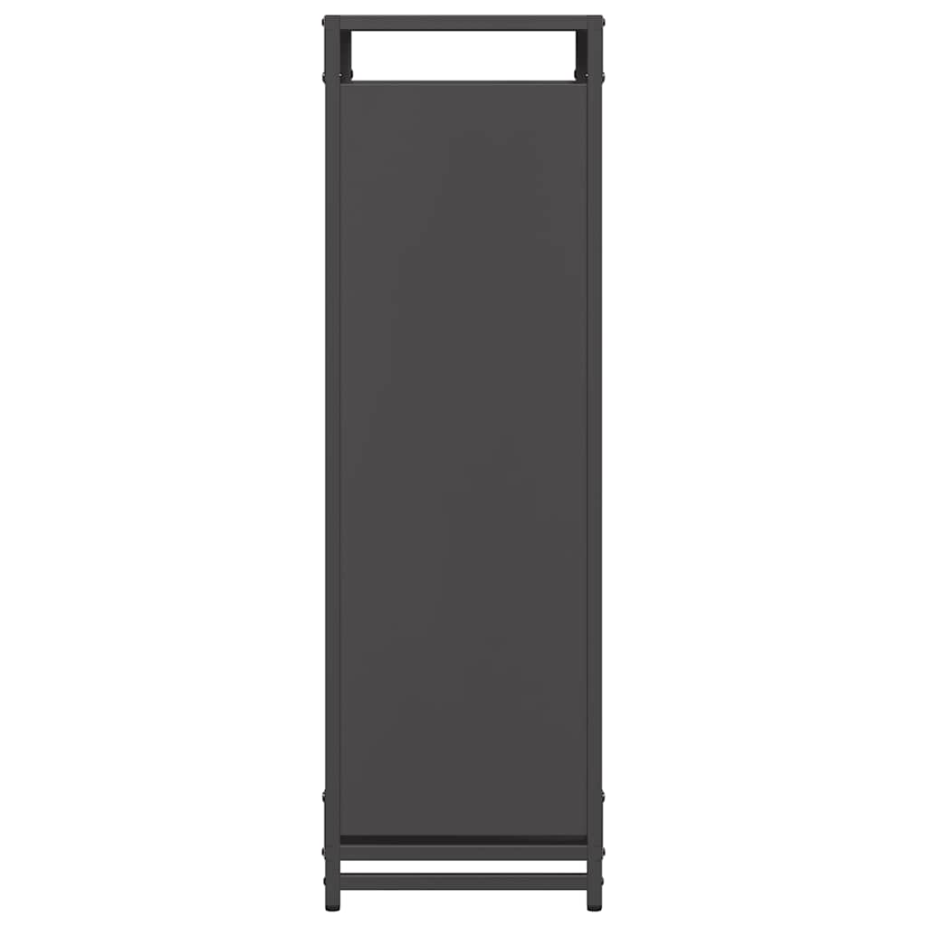 brændestativ 60x28x90 cm koldvalset stål sort