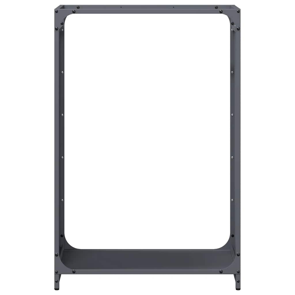 brændestativ 60x28x90 cm koldvalset stål antracitgrå