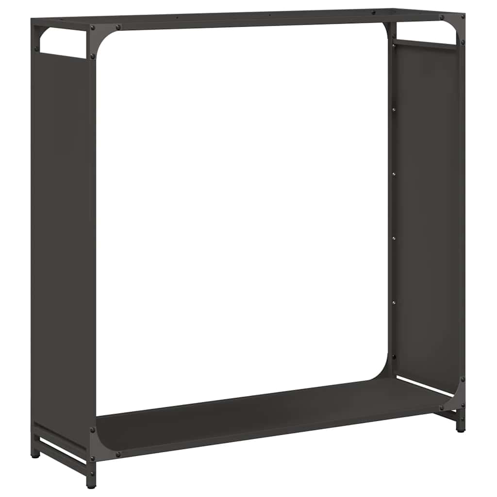 brændestativ 90x28x90 cm koldvalset stål sort