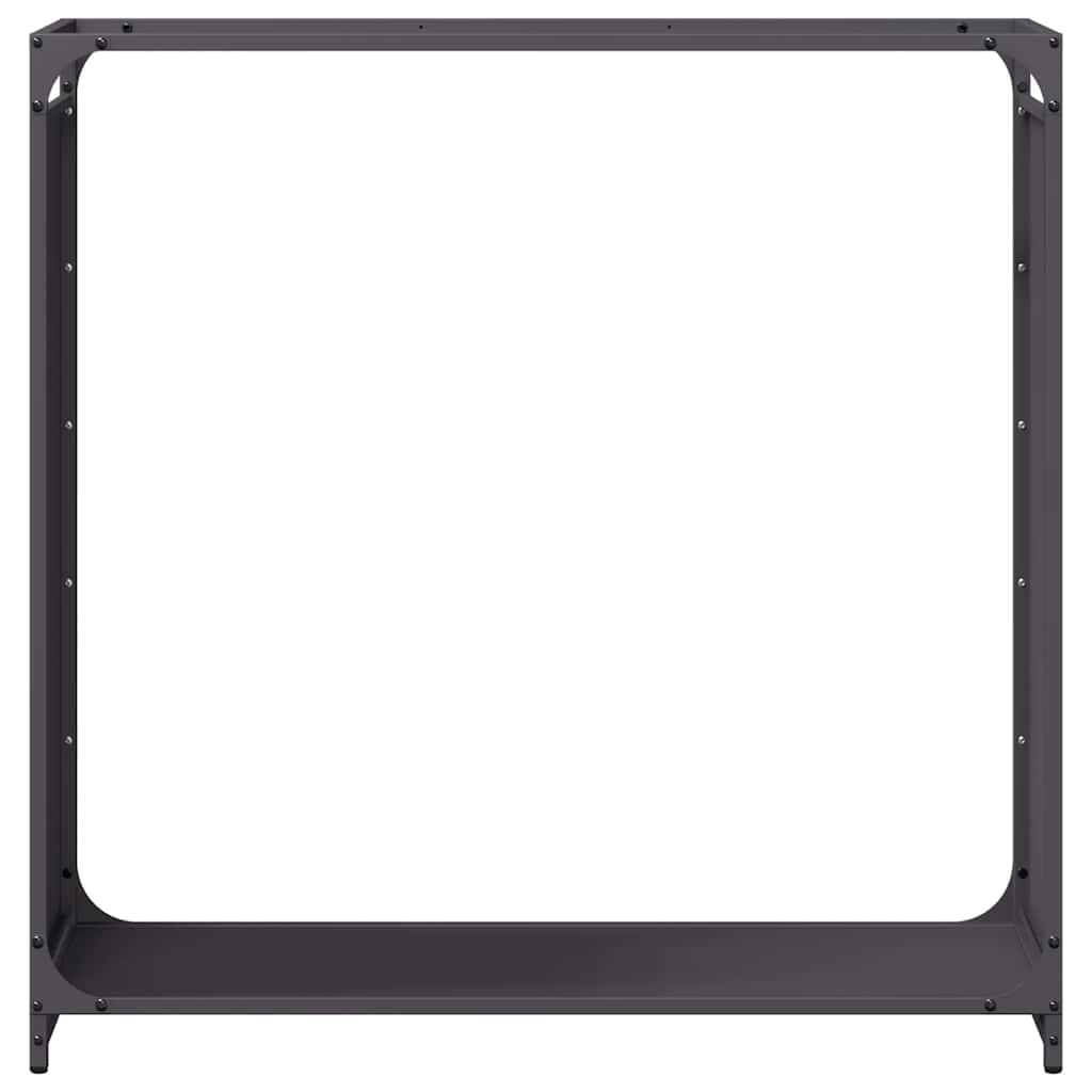 brændestativ 90x28x90 cm koldvalset stål sort