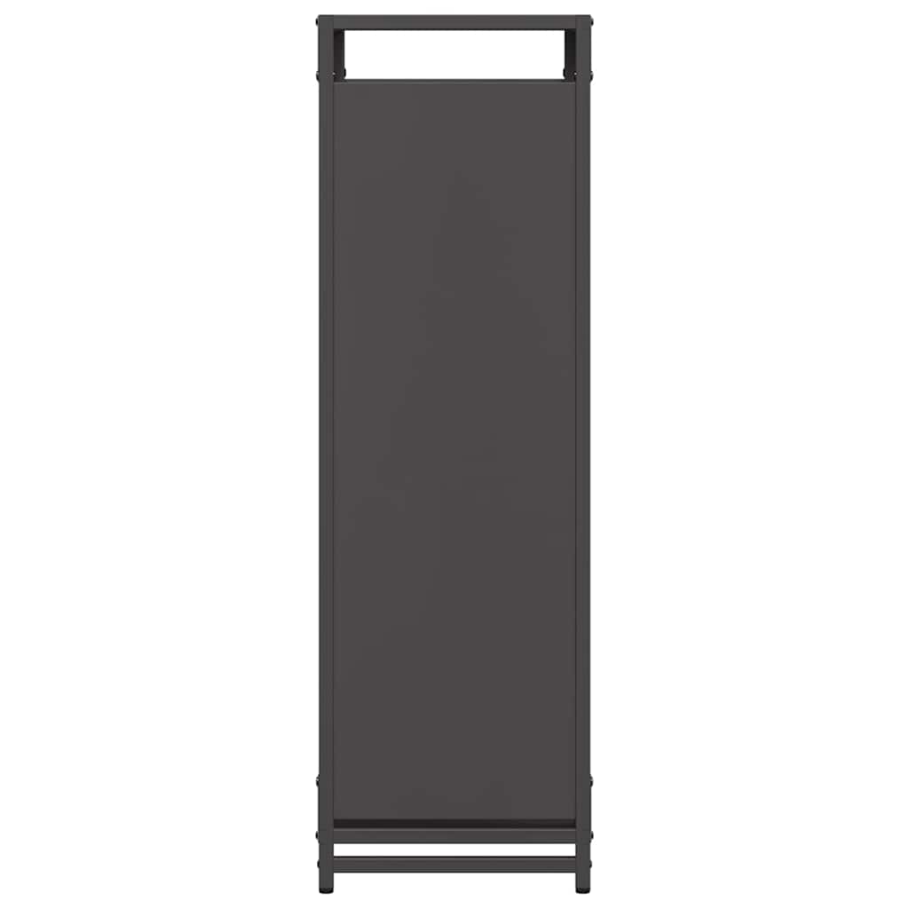 brændestativ 90x28x90 cm koldvalset stål sort