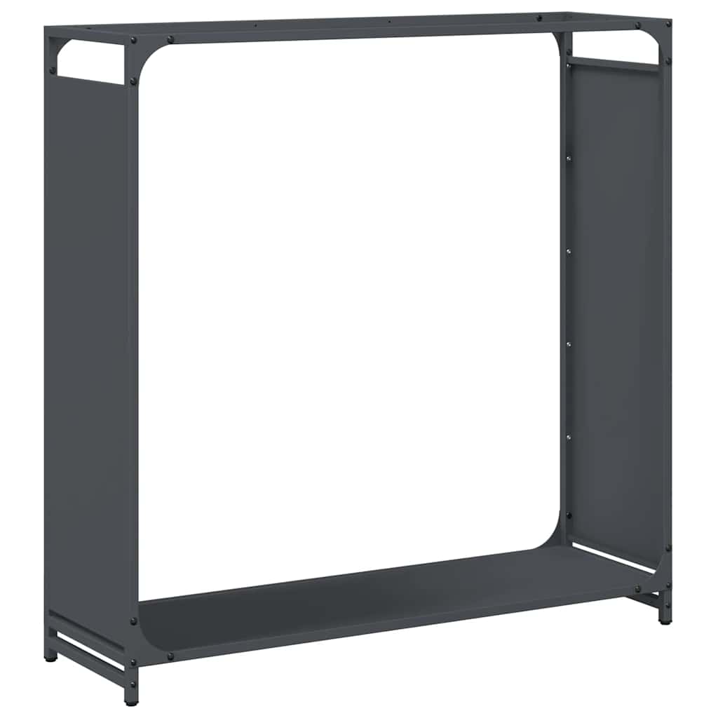 brændestativ 90x28x90 cm koldvalset stål antracitgrå