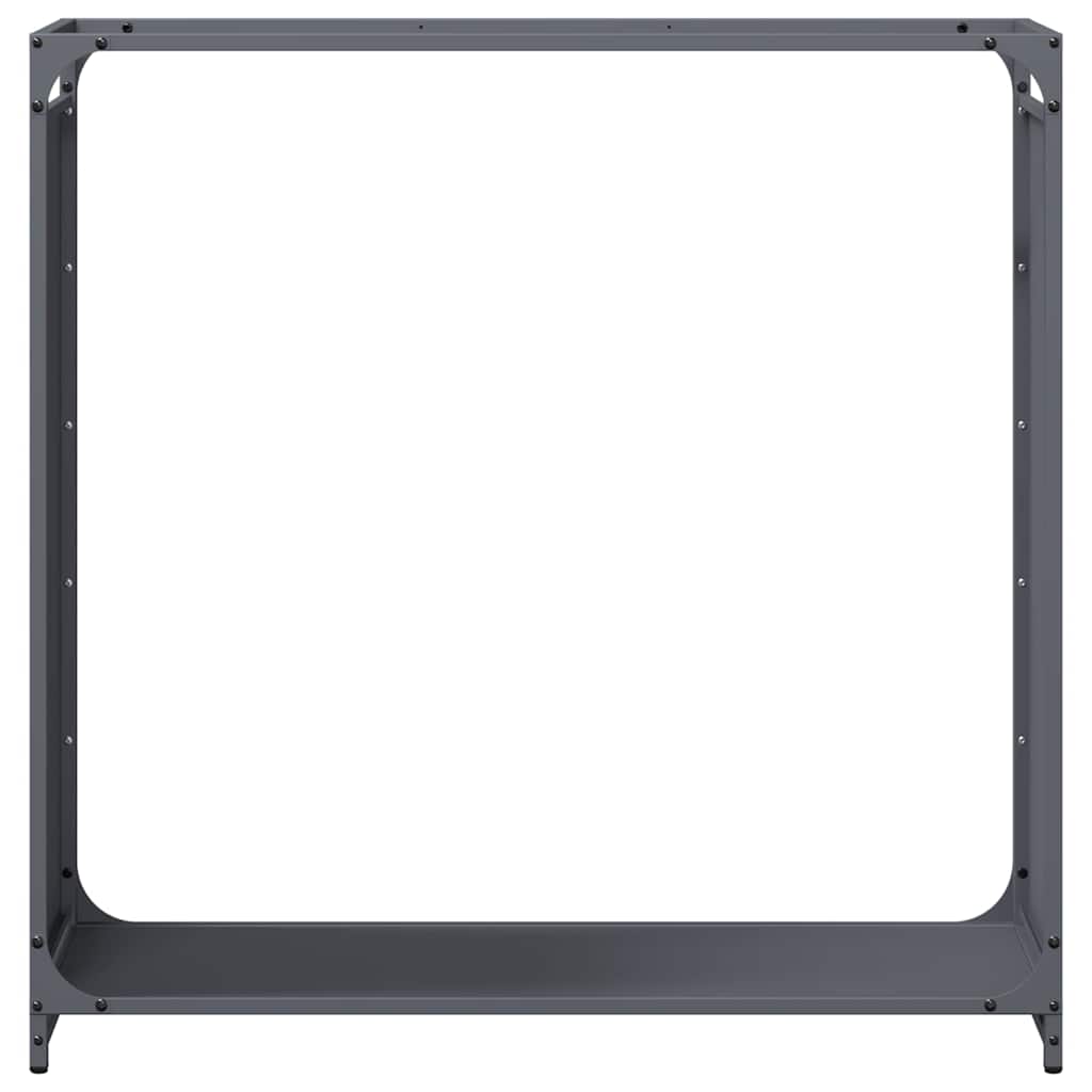 brændestativ 90x28x90 cm koldvalset stål antracitgrå