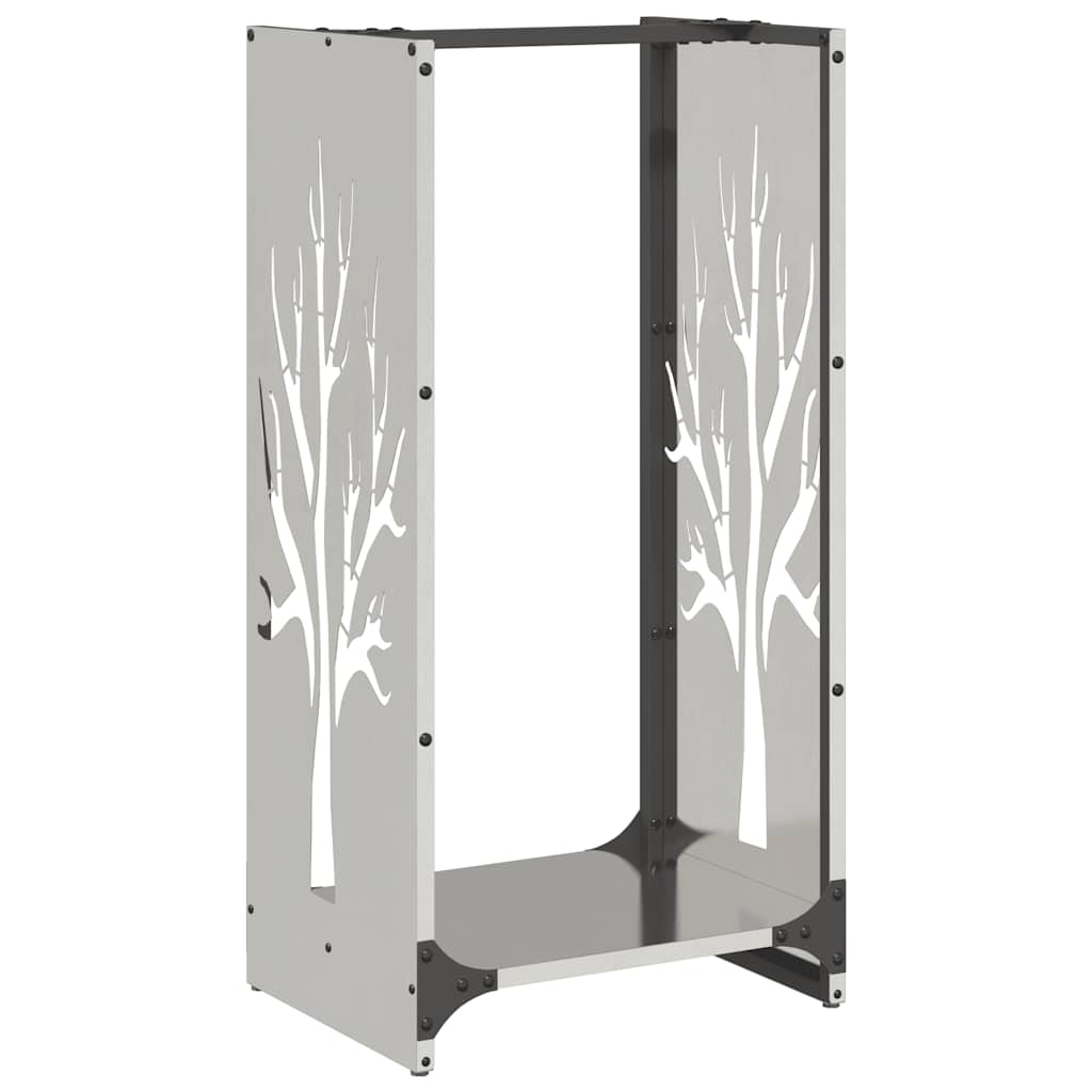 brændestativ 40x30x80 cm rustfrit stål
