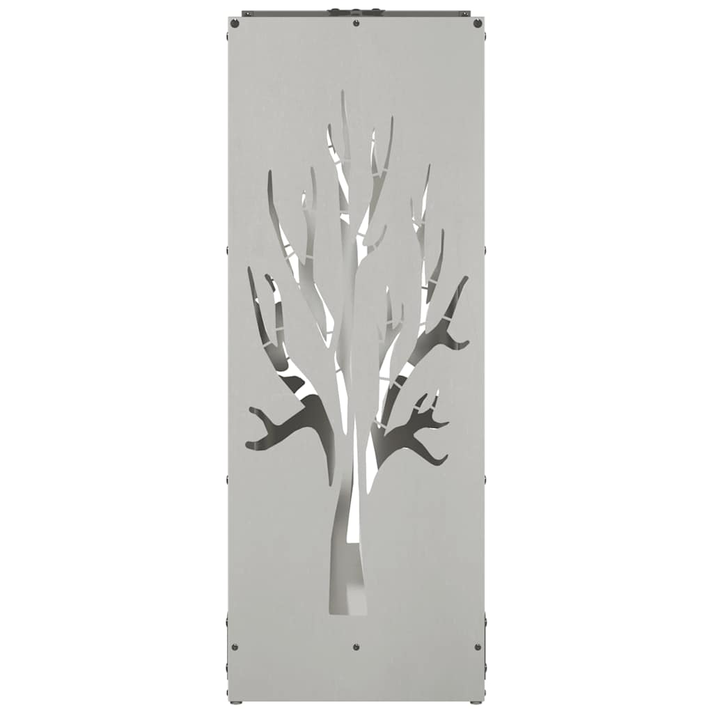 brændestativ 40x30x80 cm rustfrit stål