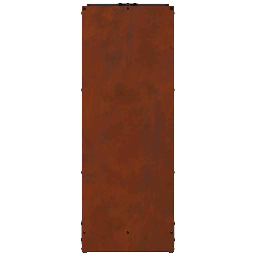 brændestativ 40x30x80 cm forvitringsstål