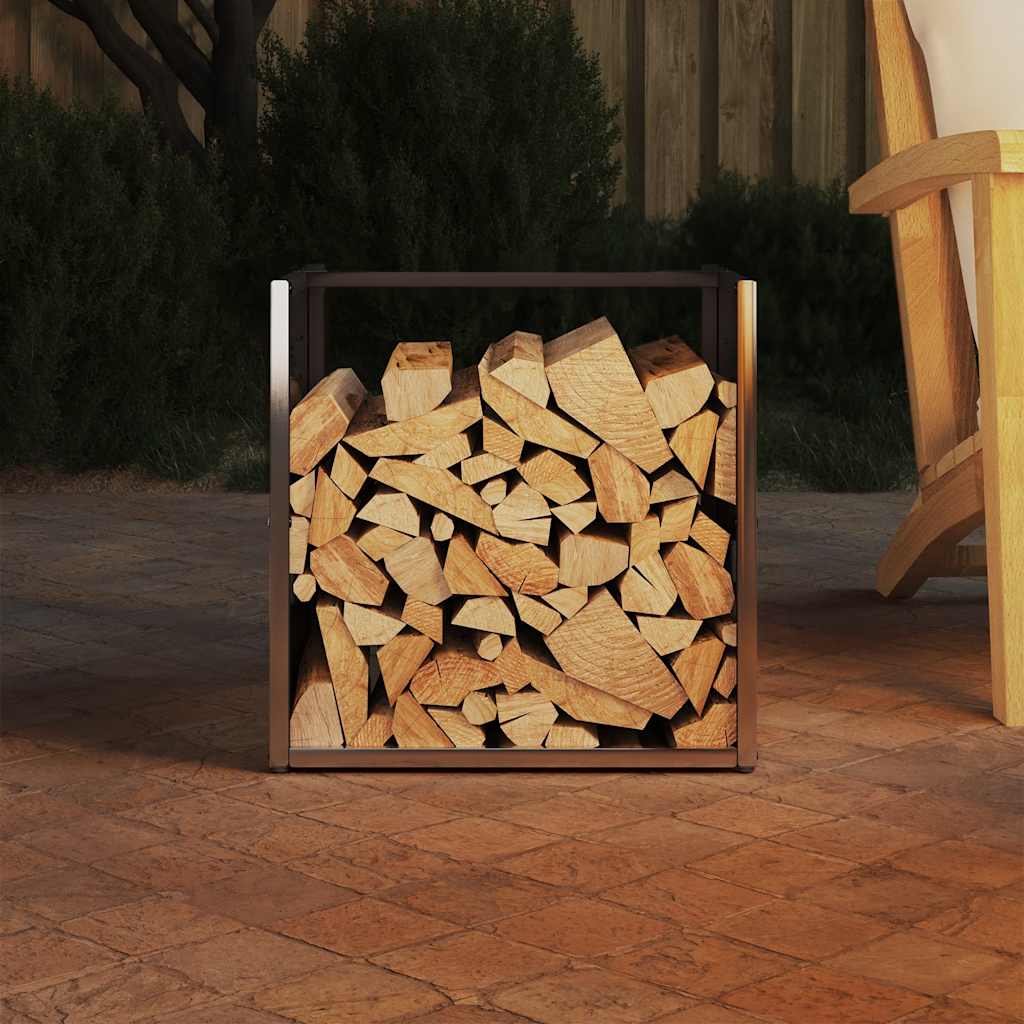 brændestativ 40x40x40 cm rustfrit stål