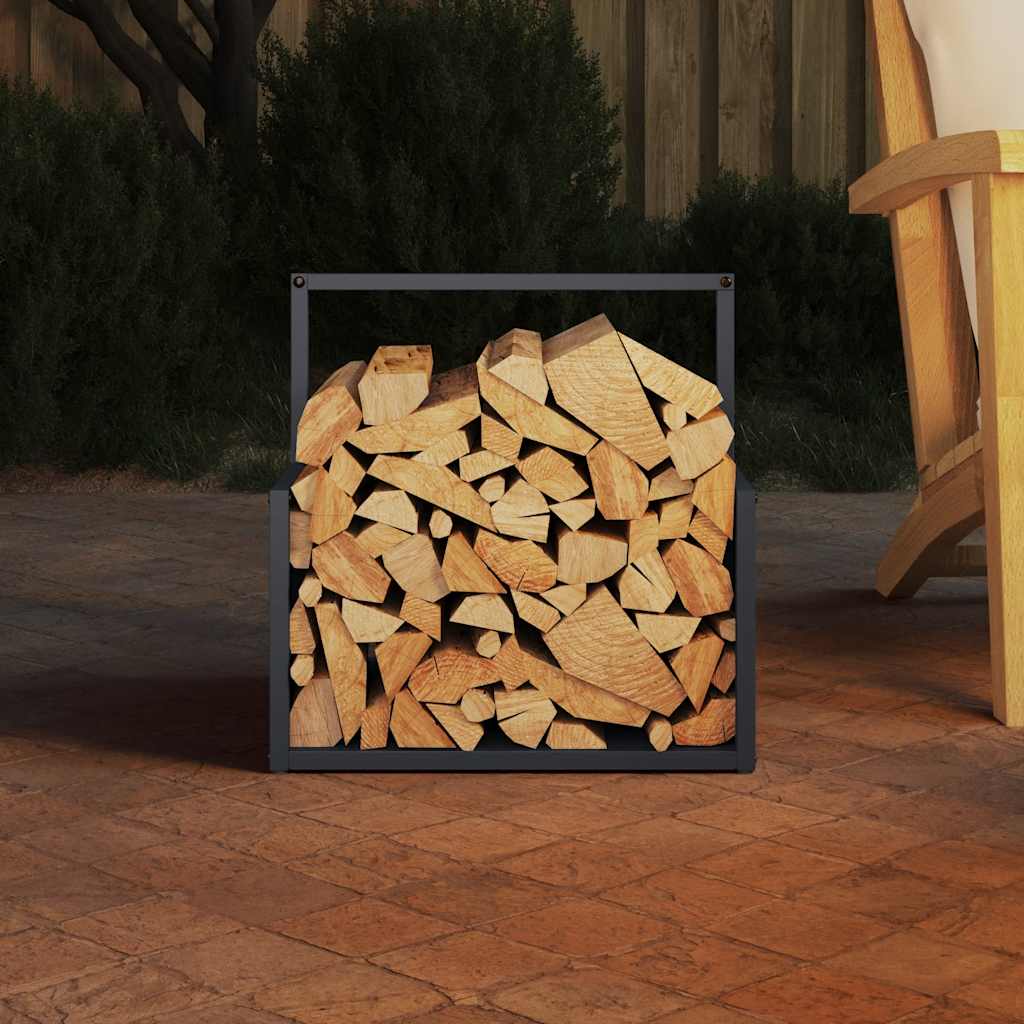 brændestativ 40x40x40 cm koldvalset stål antracitgrå