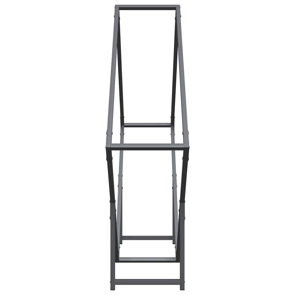 brændestativ 100x25x100 cm koldvalset stål antracitgrå