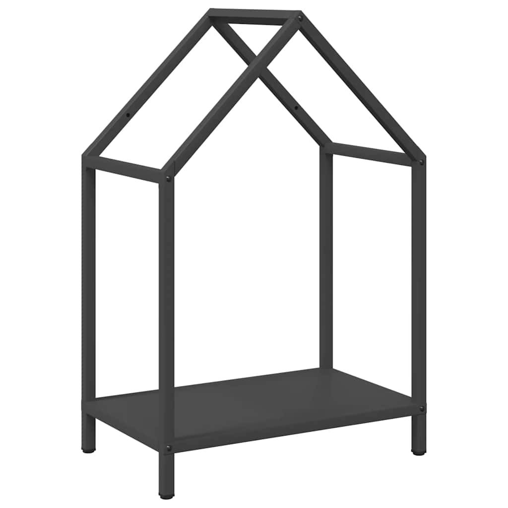 brændestativ 40x25x60 cm koldvalset stål sort