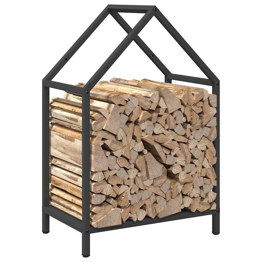 brændestativ 40x25x60 cm koldvalset stål sort