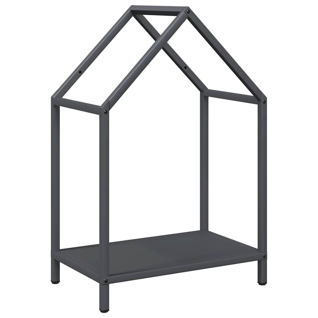 brændestativ 40x25x60 cm koldvalset stål antracitgrå