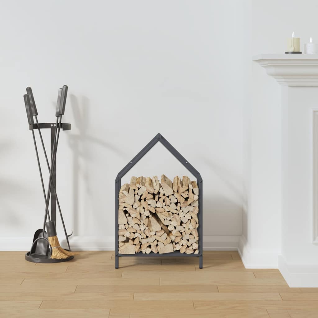 brændestativ 40x25x60 cm koldvalset stål antracitgrå