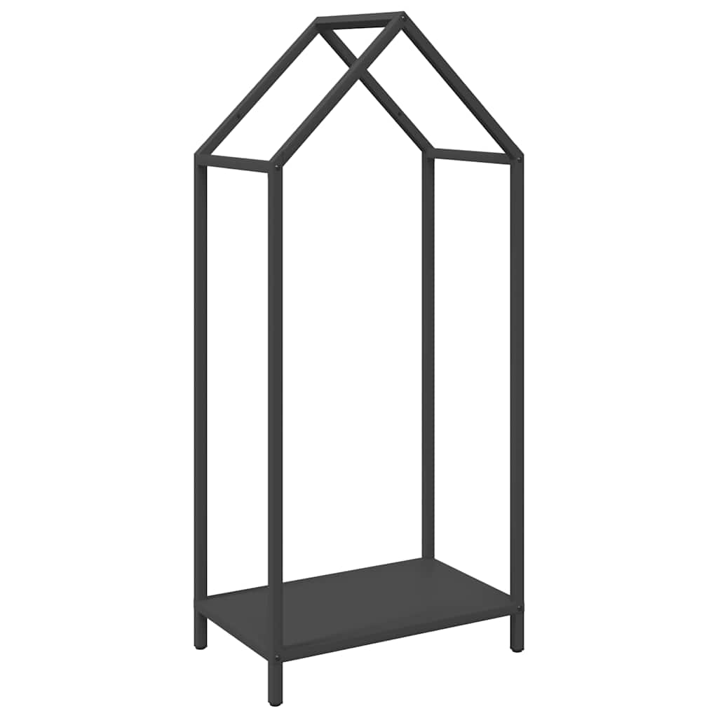 brændestativ 40x25x90 cm koldvalset stål sort