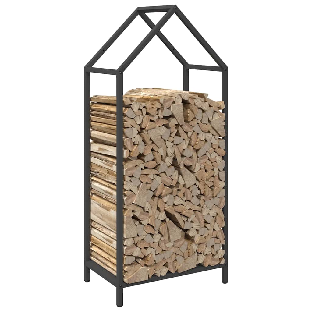 brændestativ 40x25x90 cm koldvalset stål sort