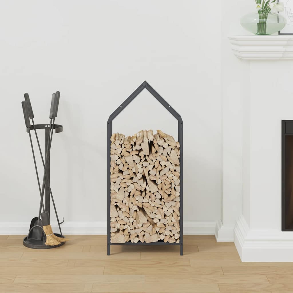 brændestativ 40x25x90 cm koldvalset stål antracitgrå