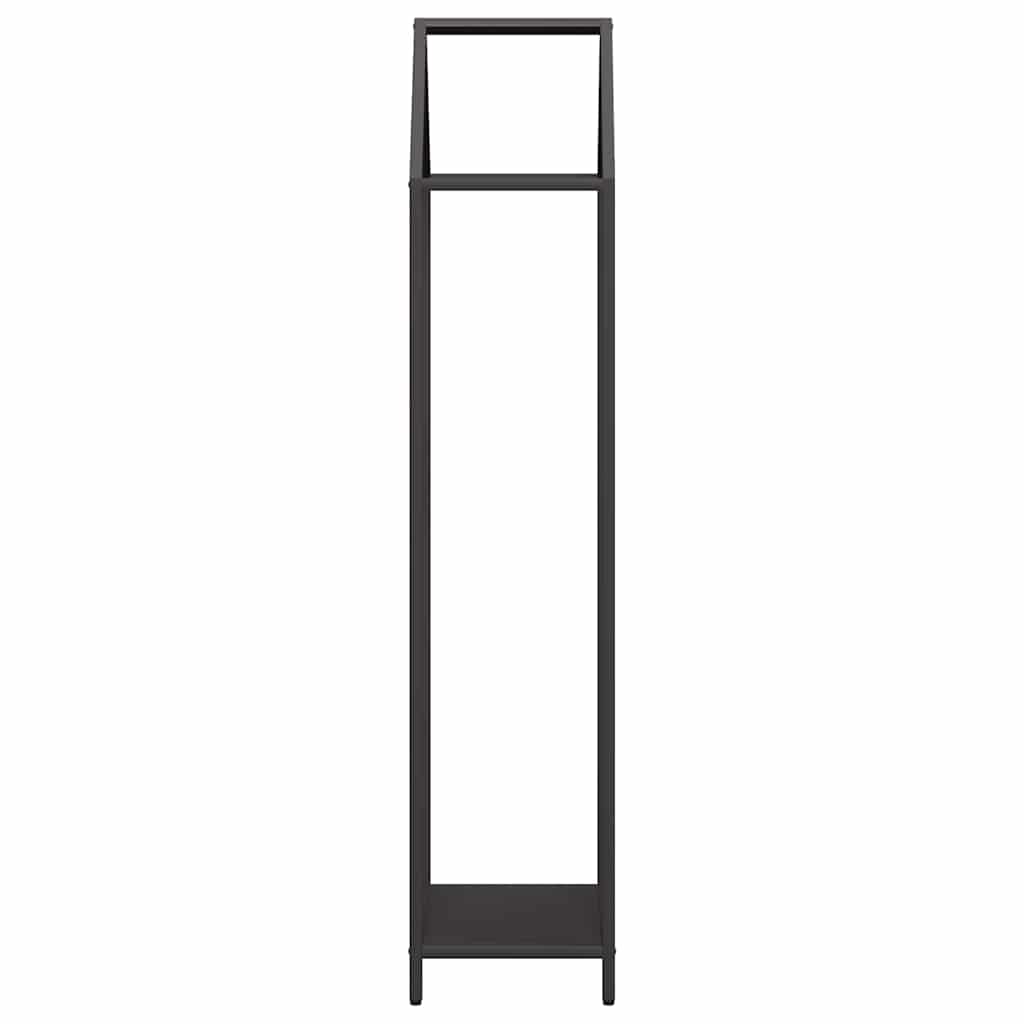 brændestativ 40x25x120 cm koldvalset stål sort