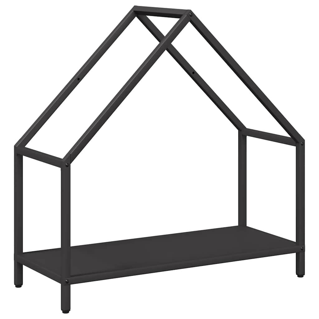 brændestativ 60x25x60 cm koldvalset stål sort