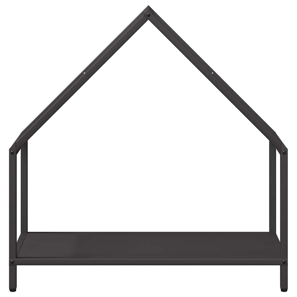brændestativ 60x25x60 cm koldvalset stål sort