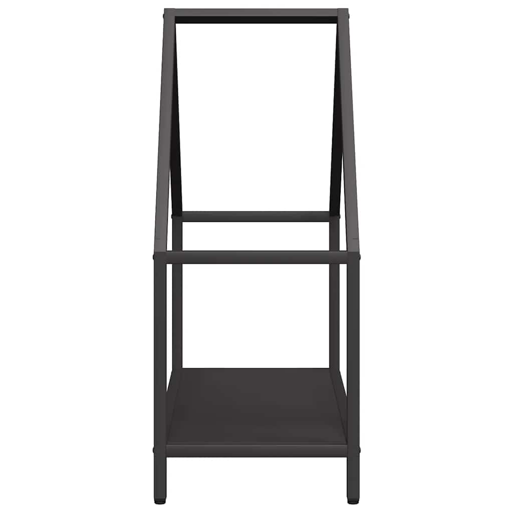 brændestativ 60x25x60 cm koldvalset stål sort