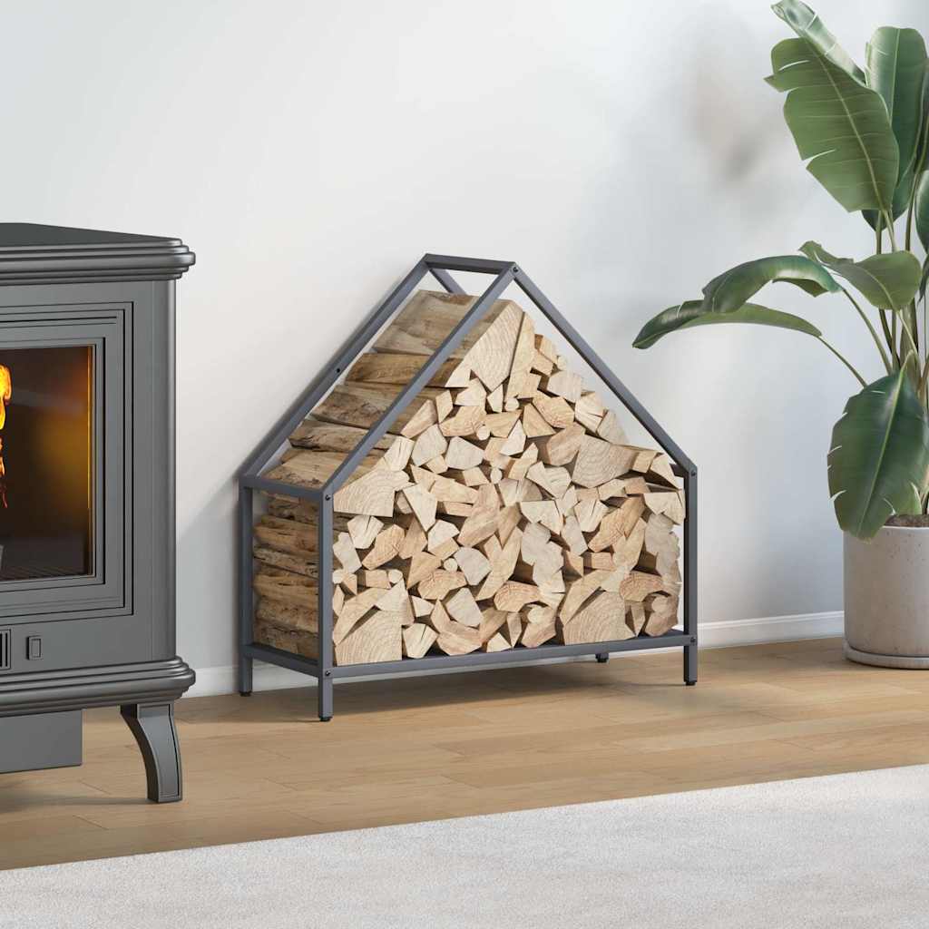 brændestativ 60x25x60 cm koldvalset stål antracitgrå