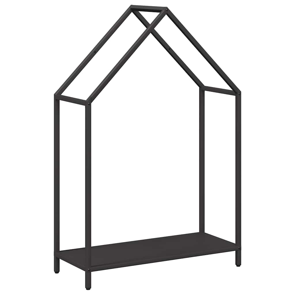 brændestativ 60x25x90 cm koldvalset stål sort
