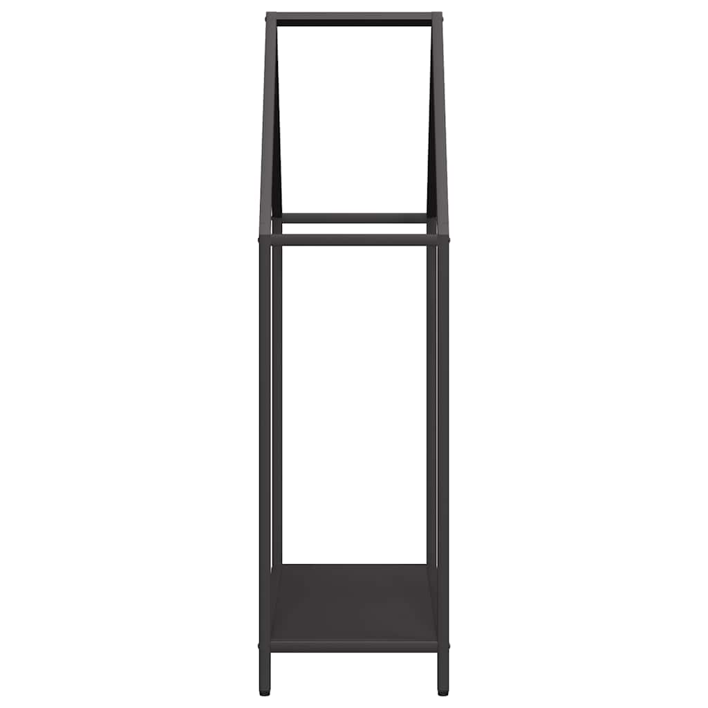 brændestativ 60x25x90 cm koldvalset stål sort