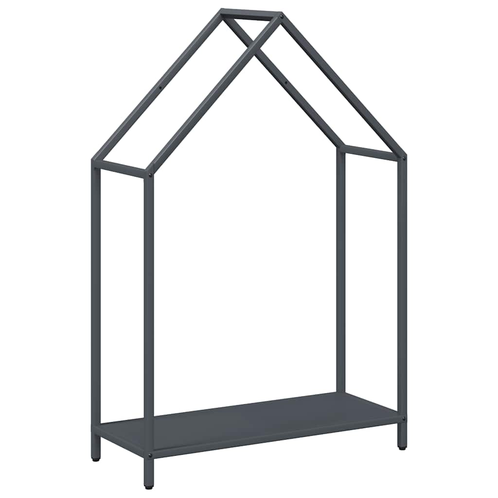 brændestativ 60x25x90 cm koldvalset stål antracitgrå