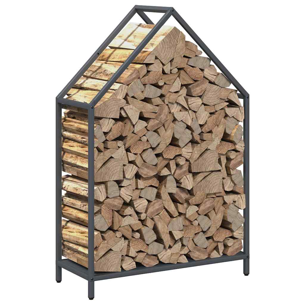 brændestativ 60x25x90 cm koldvalset stål antracitgrå