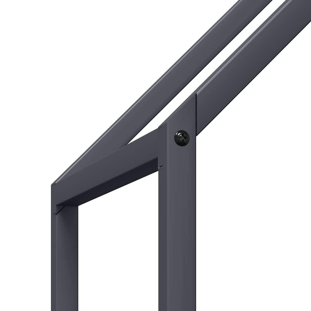 brændestativ 60x25x90 cm koldvalset stål antracitgrå