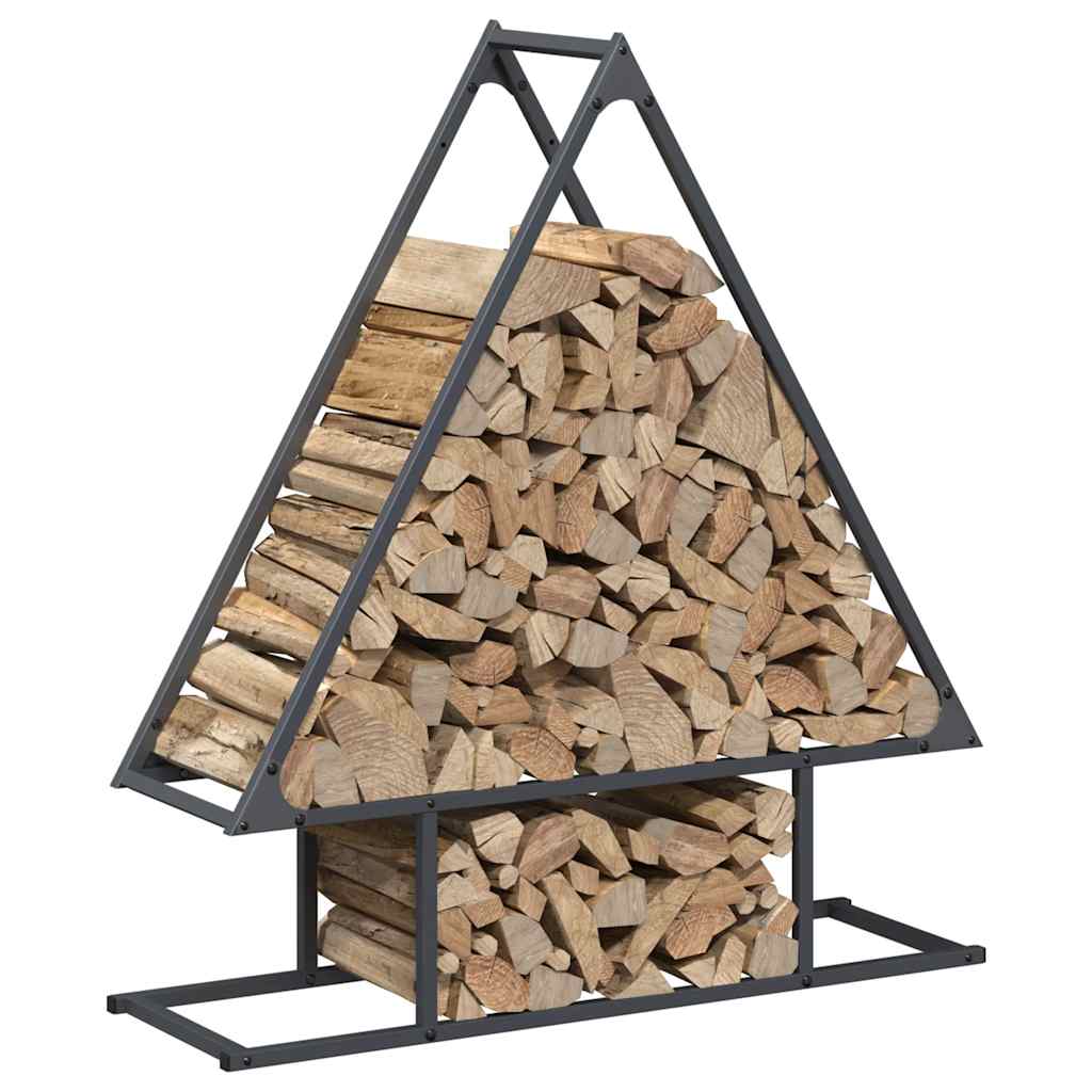 brændestativ 80x25x90 cm koldvalset stål antracitgrå