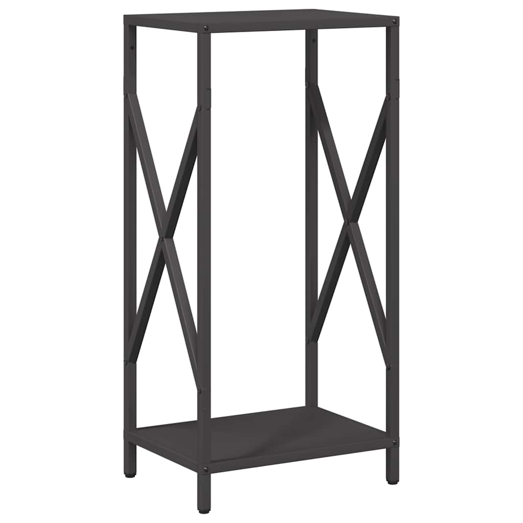 brændestativ 34x25x70 cm koldvalset stål sort