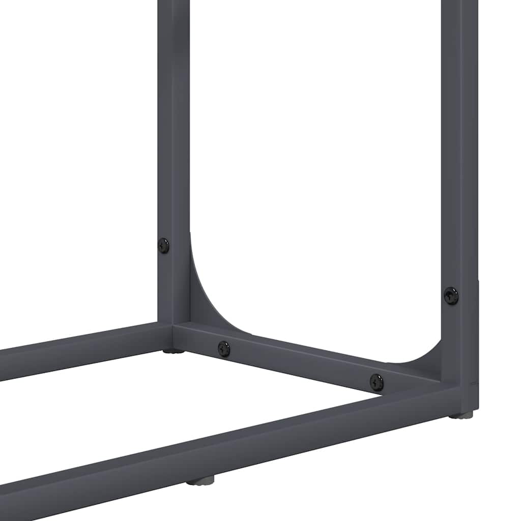 brændestativ 60x25x100 cm koldvalset stål antracitgrå
