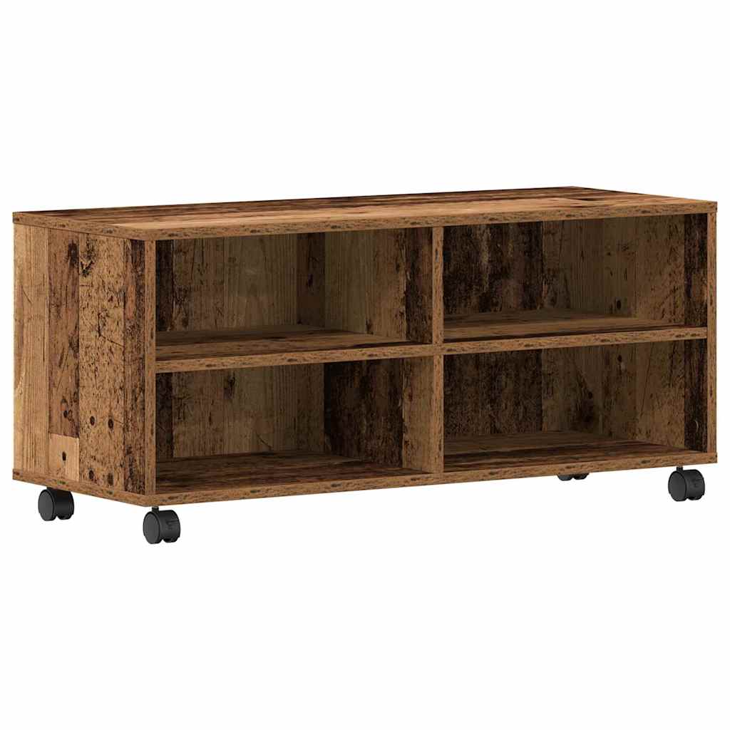 TV-skab 90 x 35 x 40.5 cm Brun Konstrueret træ