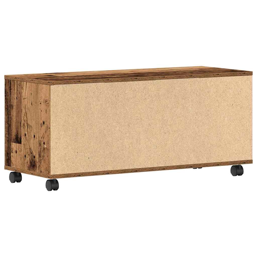 TV-skab 90 x 35 x 40.5 cm Brun Konstrueret træ