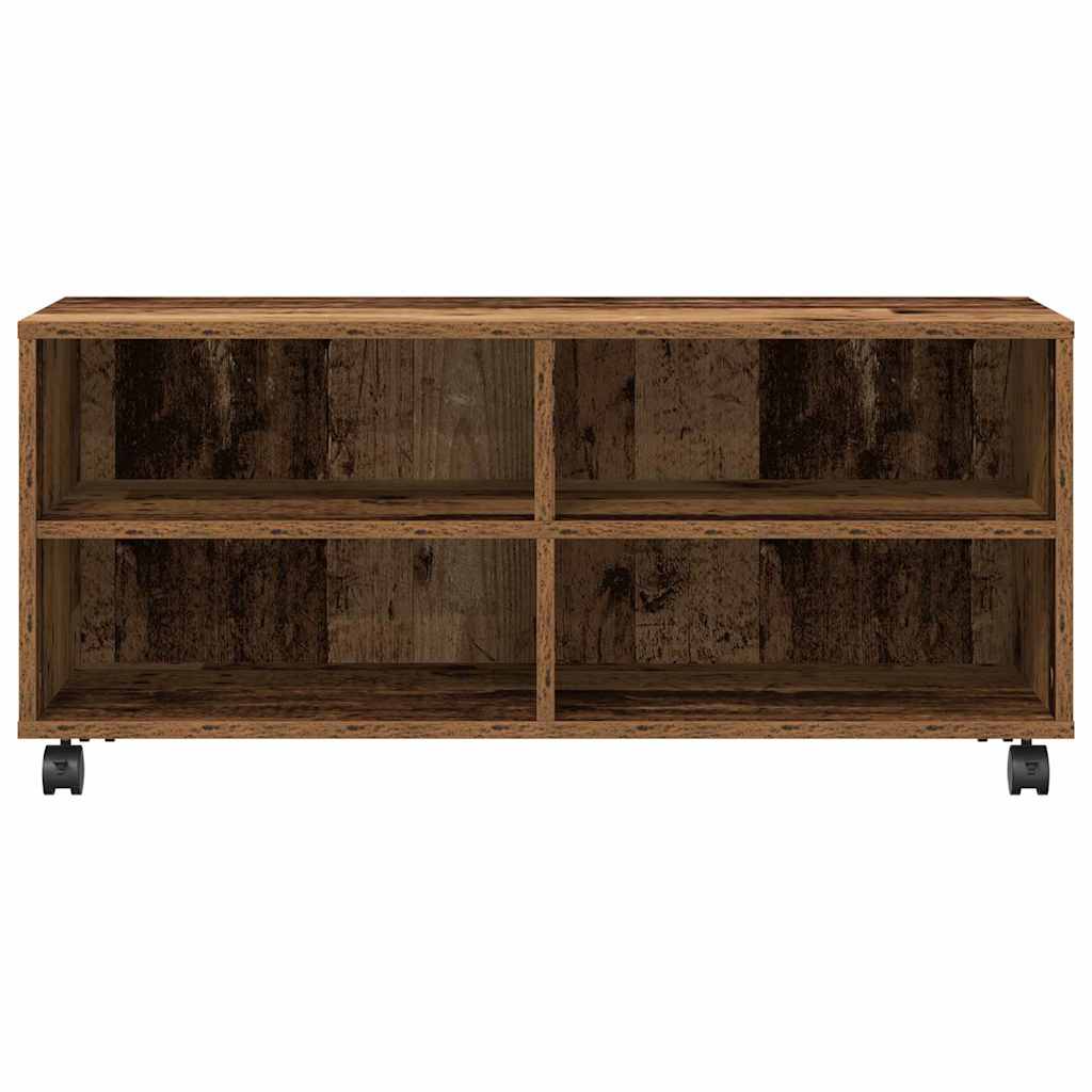 TV-skab 90 x 35 x 40.5 cm Brun Konstrueret træ