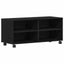 TV-skab 90 x 35 x 40.5 cm Sort Konstrueret træ