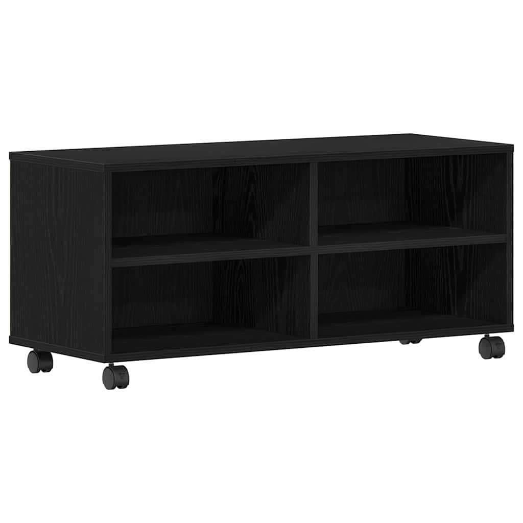 TV-skab 90 x 35 x 40.5 cm Sort Konstrueret træ