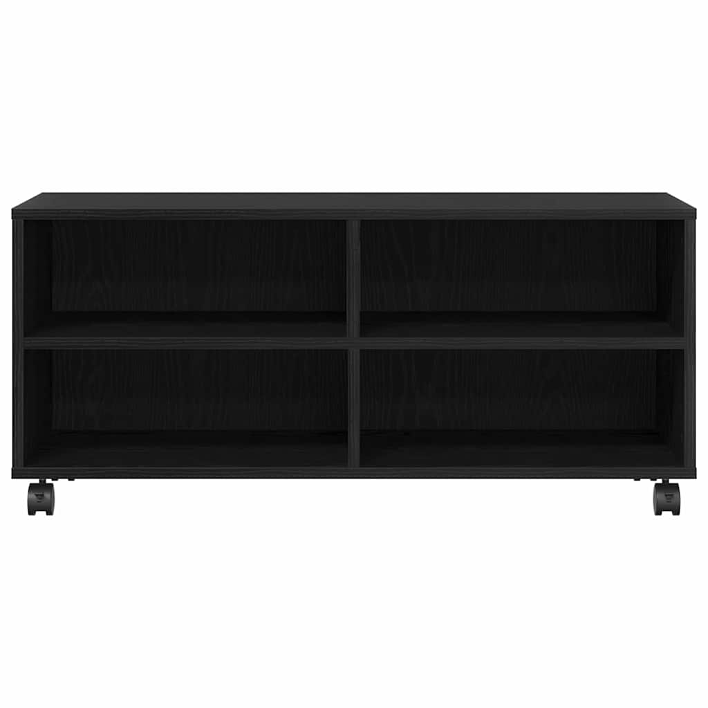 TV-skab 90 x 35 x 40.5 cm Sort Konstrueret træ